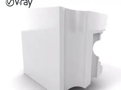 Refined Classic Moldings model pack Low-poly 3D model