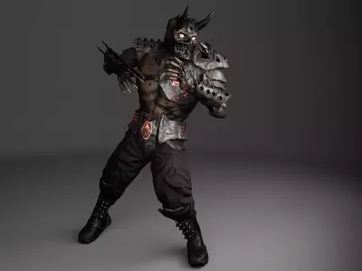 Undead 1 Low-poly 3D model