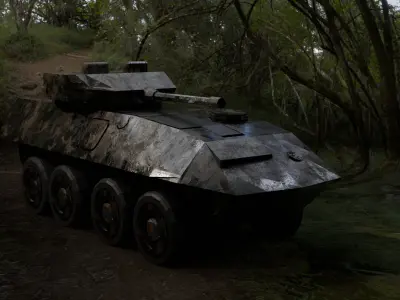 APC - Low Poly Low-poly 3D model