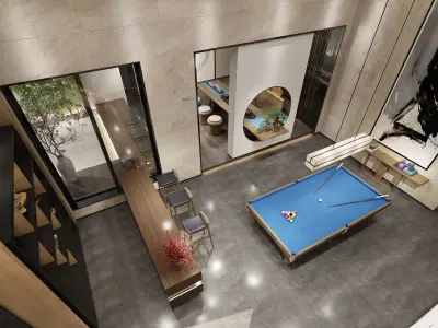 Billiard Room 3D model