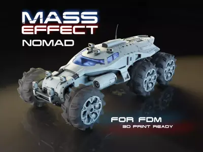 Mass effect Nd1 Nomad 3D print model