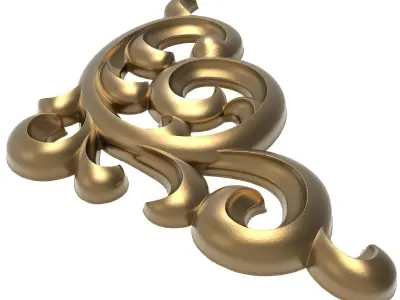  decorative pattern ready for 3D printing 3D model