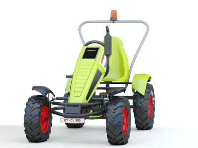 Pedal Car BERG Claas BFR 3D model