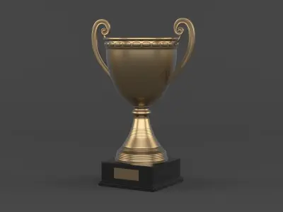 Trophy Cups 3D model 48