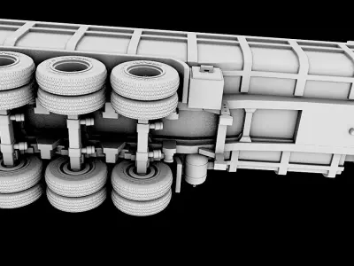 Dump truck 3D print model