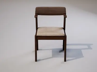 Chair 02 Low-poly 3D model