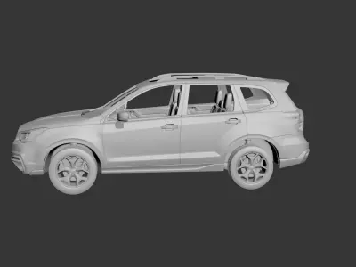 Subaru Forester 2017 3D print model