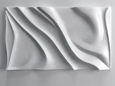 Wavy frame 3D model