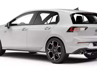 Volkswagen Golf GTI 2024 3D model