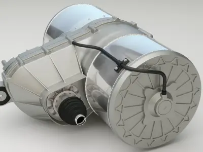 Tesla Electric Motor 3D model