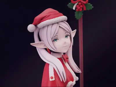 Frieren - Christmas Edition Ultra-Realistic 3D print model 3D print model