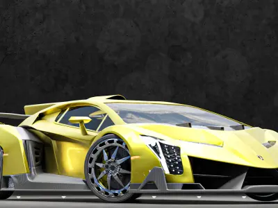 supercar 3D model