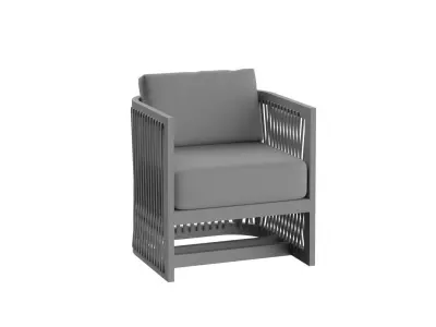 Domino Outdoor Lounge Chair 3D model
