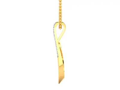 Women Pendant 3DM STL OBJ FBX Render Details 3D print model 14