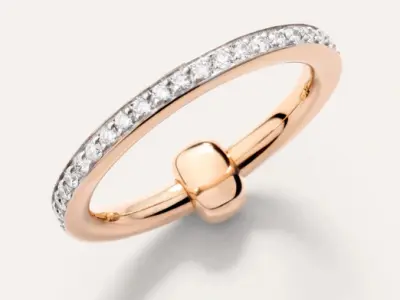 Pomellato Inspired Toghether  Ring  3D Jewelry Model 3D print model