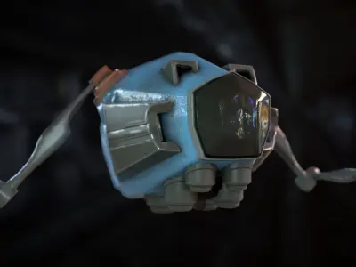 Droid Welder Free low-poly 3D model