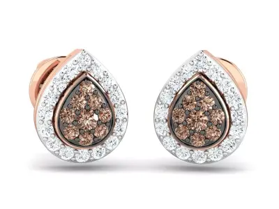 SWAZ12ER diamond pear shaped pendant 3D print model