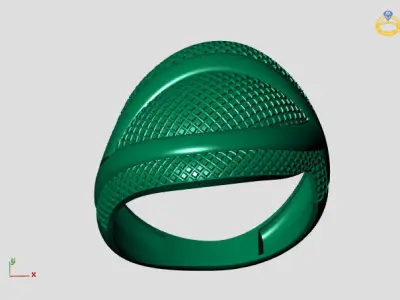 Women Plain Ring STL Models Womens Ring 3dmodels 3D print model 3D print model 40