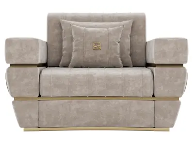 Fertini Casa Luxury Signature Armchair 3D model