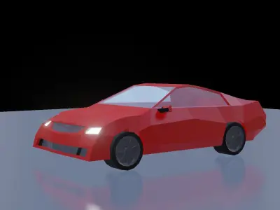 lowpolly car 3D model