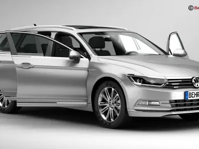 Volkswagen Passat Variant 2015 3D model
