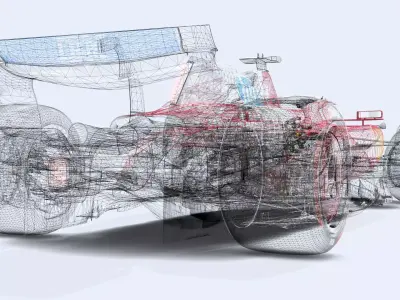 Ferrari SF-25 3D model