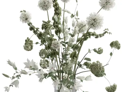 Flower In Vase 102 3D model