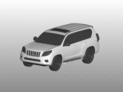 Toyota Land Cruiser Prado 3D model