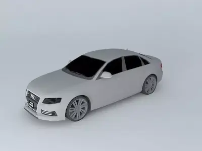 Modified Audi A4 Free 3D model