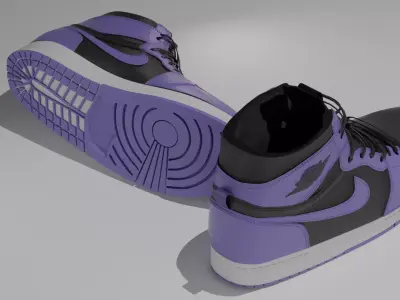 Nike Air Jordan 3D print model