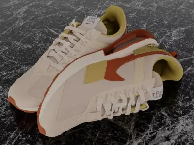 NIKE AIR MAX PRE - DAY LIGHT OREWOOD BROWN 3D SHOES 3D model