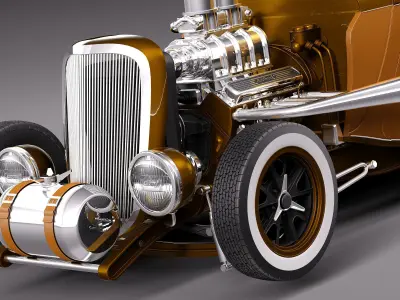 1933 HotRod custom 3D model