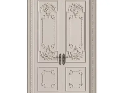 Classic Doors 03 3D model