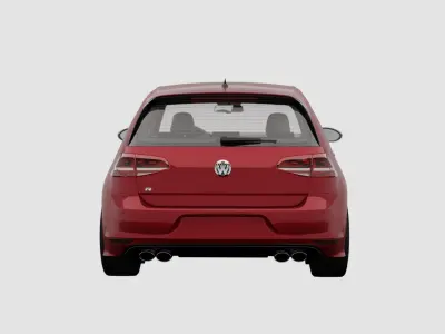 Wolkswagen Golf R 3D model