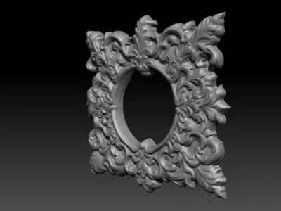 Bas relief Frame 240506 14 3D print model