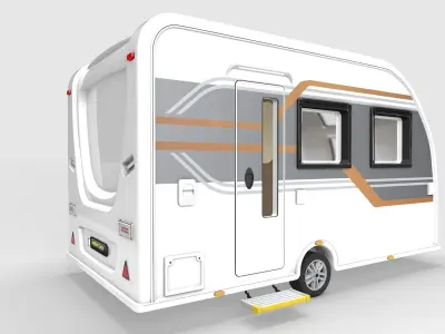 Sapphire Caravan 3D model