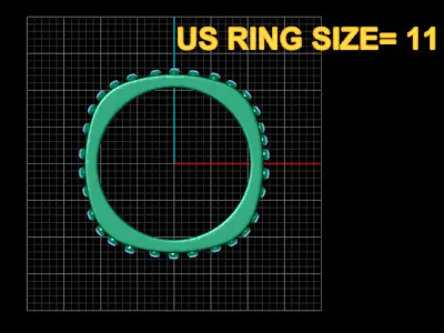 Luxury Gold Rings 3D Printable Models 3D print model