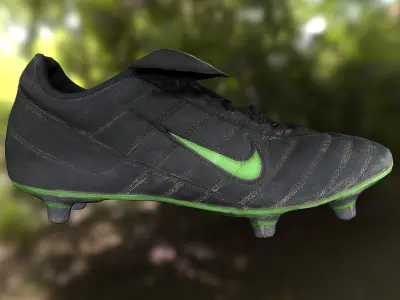 Soccer shoe low poly 3D model Low-poly 3D model