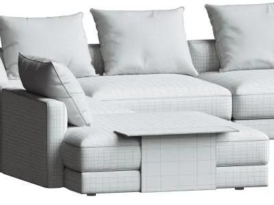 Luxury living Versache V21 SIGNATURE SOFA 3D model