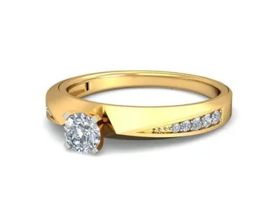 elegant luxury ring 3D print model order