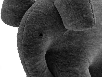 Soft plush toys 3D model