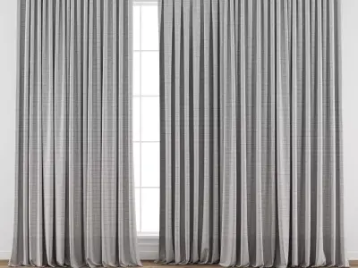 Curtain 001 3D model