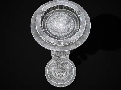 Garden Tray Low-poly 3D model