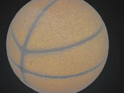 Realistic Basketball ball 3D Model 3D model