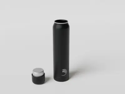 Stainless Steel Water Bottle 3D model