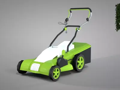 Garden Lawn Mower 3D model