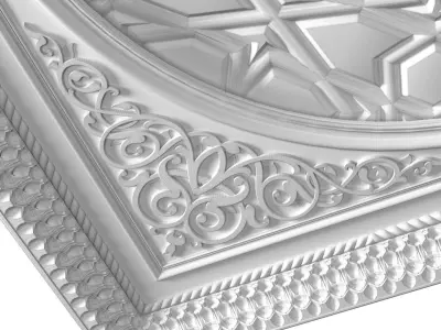 Arabic  Oriental  Classic Ceiling 3D model