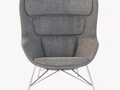 Herman Miller Striad High Back Lounge Chair 3D model