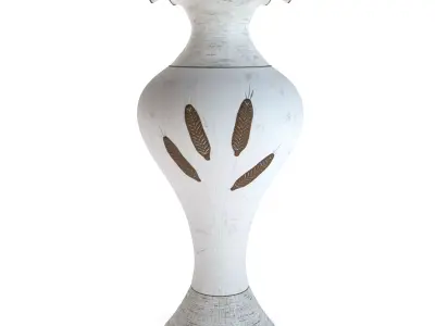 Mediterranean Vase 3D Model Low-poly 3D model