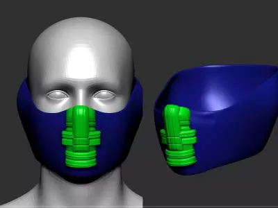 helmet high poly sculpt 3d printable 3D model 3D model order
